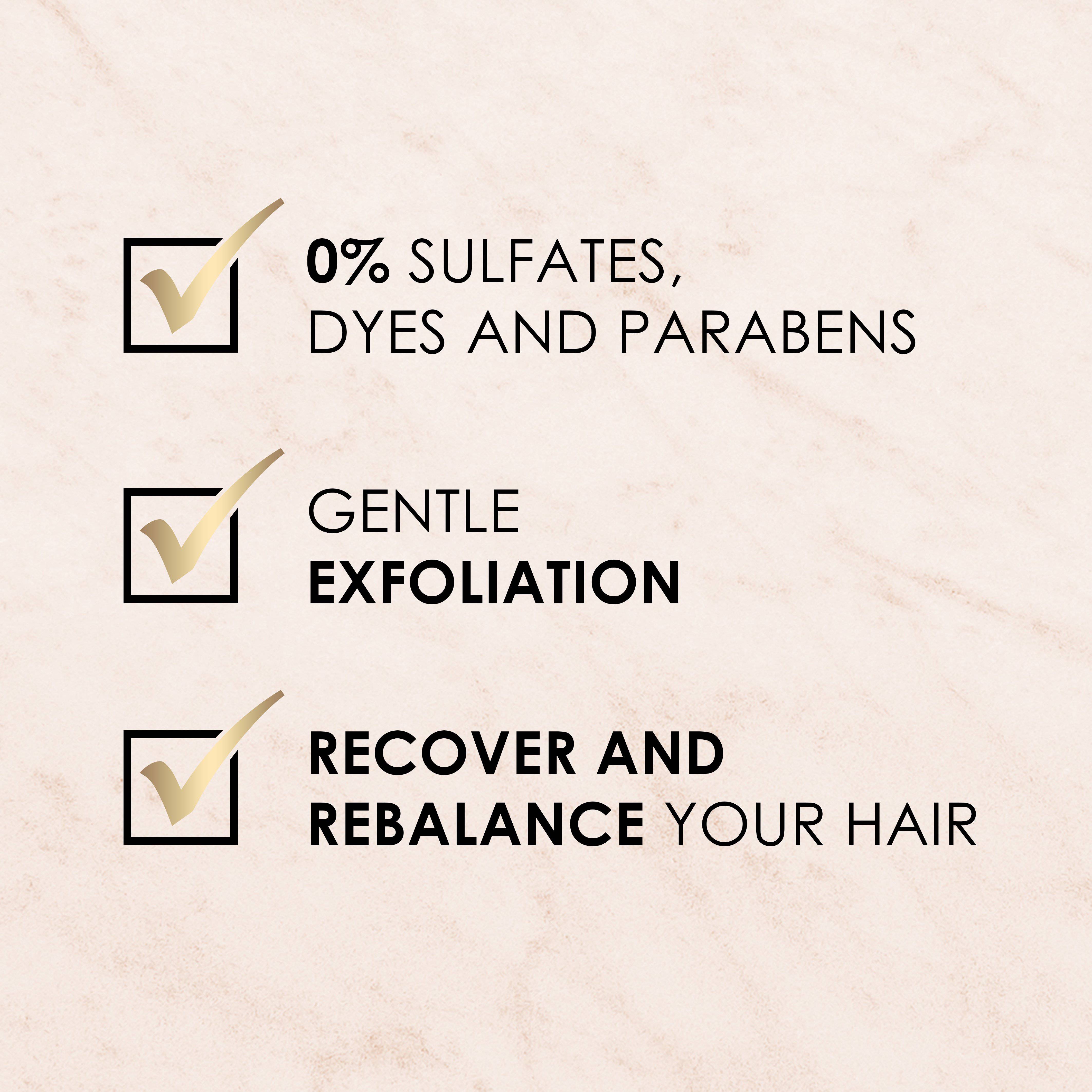 ThickTails Exfoliating Scalp Scrub - Sulfate Free, Detoxifying, Exfoliator Hair Scalp Scrub Enriched with Caffeine and Peppermint Oil. Removes Buildup, Exfoliates, Revitalises and Moisturises - ThickTails