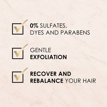 ThickTails Exfoliating Scalp Scrub - Sulfate Free, Detoxifying, Exfoliator Hair Scalp Scrub Enriched with Caffeine and Peppermint Oil. Removes Buildup, Exfoliates, Revitalises and Moisturises - ThickTails